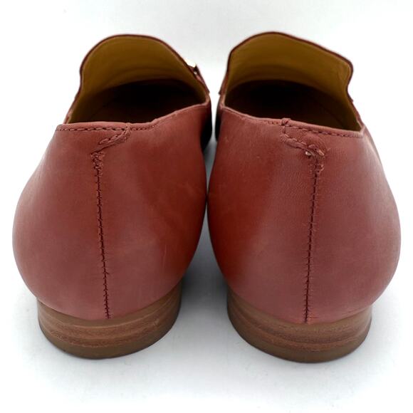 Talbots Women’s Cognac Leather Loafers 8.5M Horsebit Slip-On Flats AS IS - Picture 8 of 12